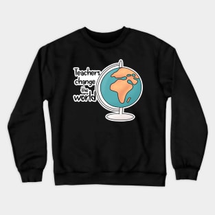 Teacher world day back to class Crewneck Sweatshirt